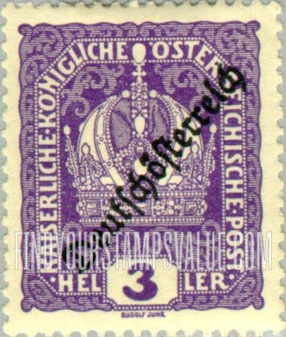 FindYourStampsValue: Republic: Austrian Crown