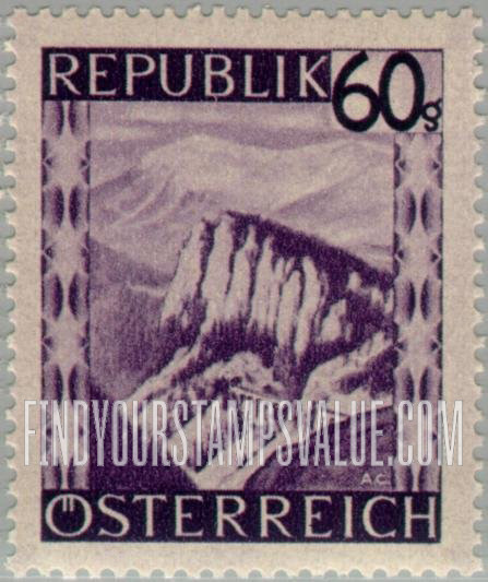 FindYourStampsValue: Railroad viaducts near Semmering