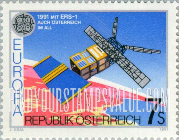 FindYourStampsValue: Europa: ERS-1 satellite