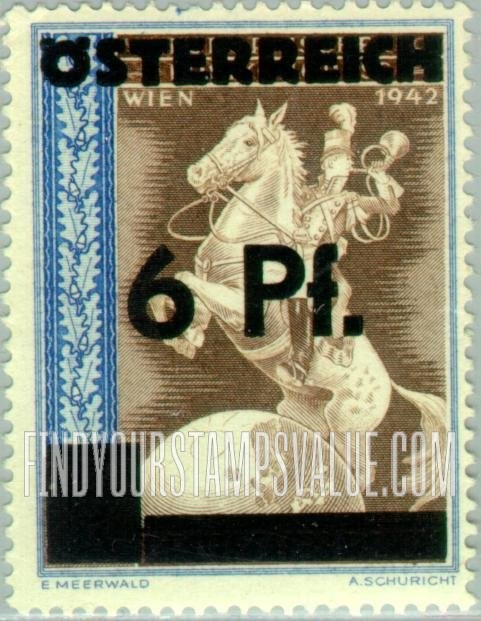 FindYourStampsValue: For Use in Vienna, Lower Austria and Burgenland: German Semi-Postal Stamp