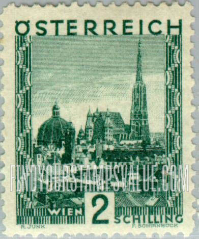 FindYourStampsValue: Republic: St. Stephen’s Cathedral, Vienna