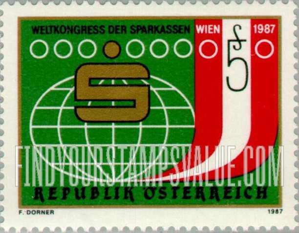 FindYourStampsValue: World Congress of Savings Banks, Vienna