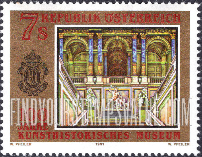 FindYourStampsValue: Interior of Museum of Art History