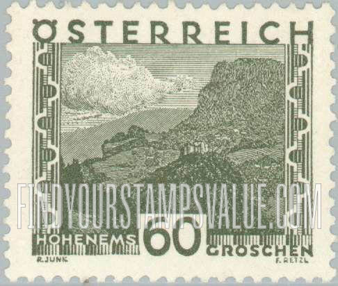 FindYourStampsValue: Republic: Hohenems