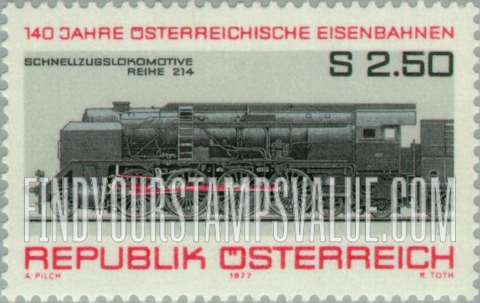 FindYourStampsValue: Steam locomotive 214