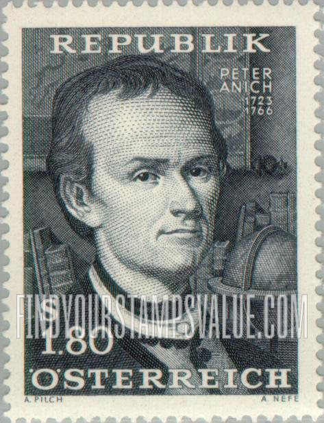 FindYourStampsValue: Peter Anich (1723-1766), Tirolean Cartographer and Books