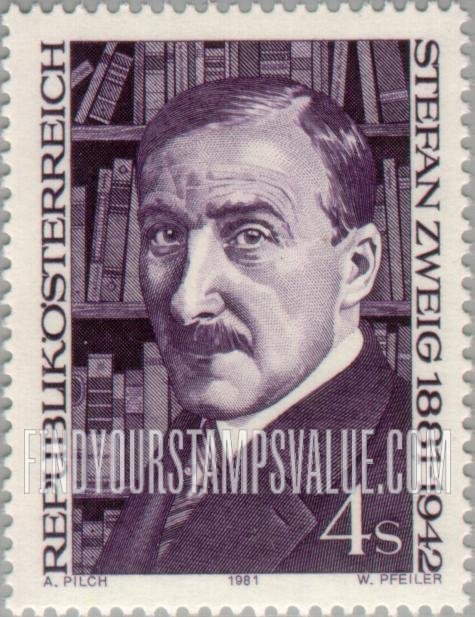 FindYourStampsValue: Stefan Zweig (1881-1942), Poet