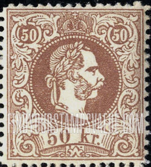 FindYourStampsValue: Austro-Hungarian Monarchy: Franz Josef