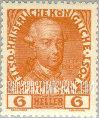 FindYourStampsValue: For Austria only: Leopold II