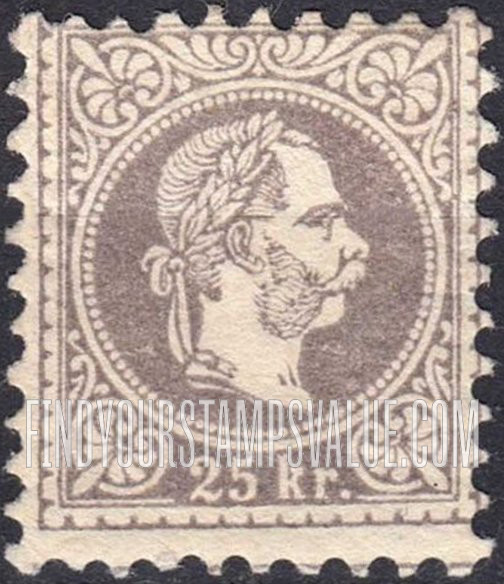 FindYourStampsValue: Austro-Hungarian Monarchy: Franz Josef