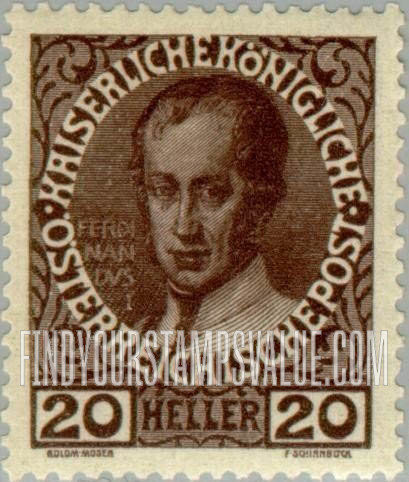 FindYourStampsValue: For Austria only: Ferdinand I