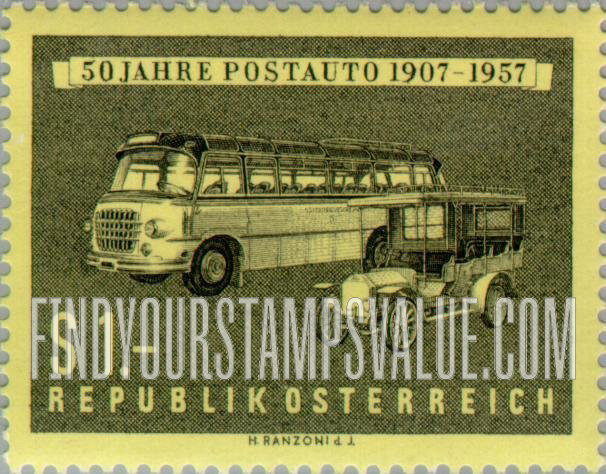 FindYourStampsValue: Old and New Postal Motor Coach