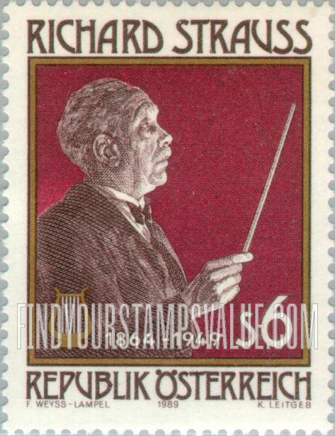 FindYourStampsValue: Richard Strauss (1864-1949), Composer