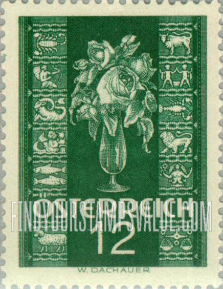 FindYourStampsValue: Rose and Zodiac Signs