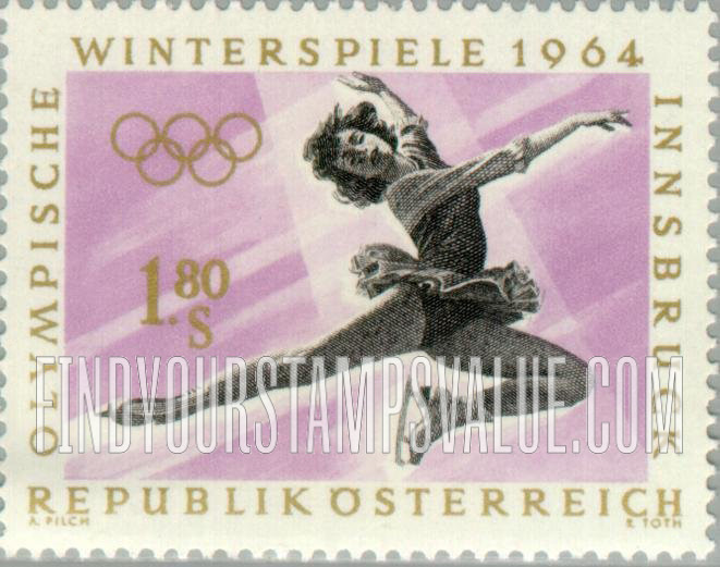 FindYourStampsValue: Sports: Women’s figure skating