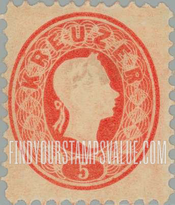 FindYourStampsValue: Austrian Monarchy (including Hungary): Franz Josef