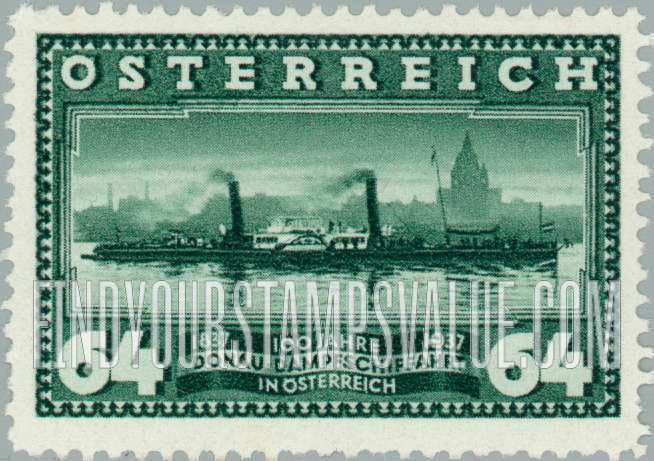 FindYourStampsValue: Steamship: Oesterreich