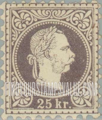 FindYourStampsValue: For Austria only: Franz Josef
