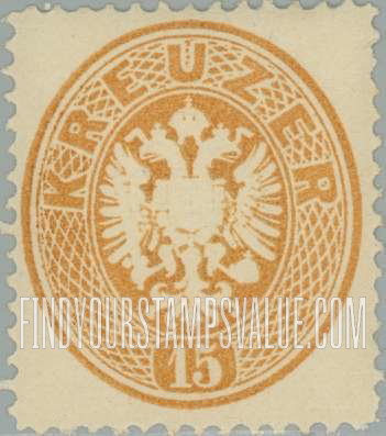 FindYourStampsValue: Austrian Monarchy (including Hungary): Coat of Arms