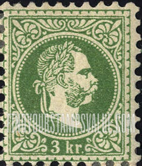 FindYourStampsValue: Austro-Hungarian Monarchy: Franz Josef