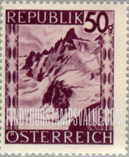 FindYourStampsValue: Silvretta Mountains, Vorarlberg