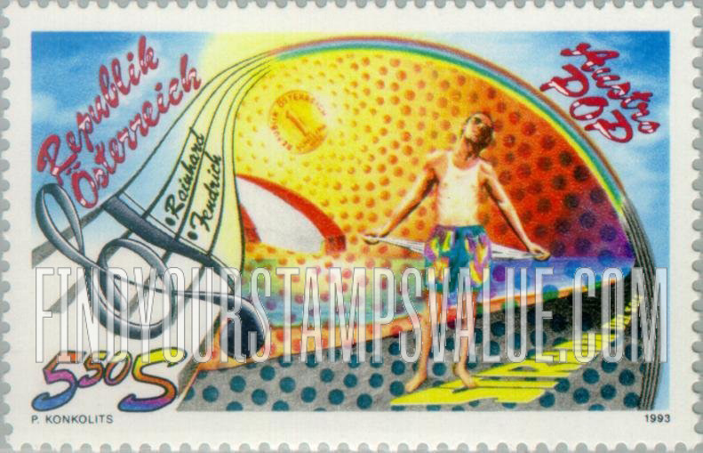 FindYourStampsValue: Popular Entertainers: Strada del Sole, by Rainhard Fendrich