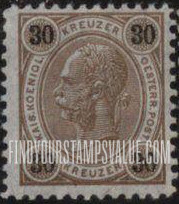 FindYourStampsValue: For Austria only: Franz Josef