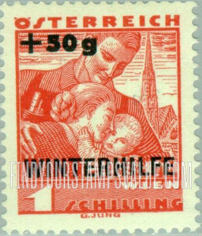 FindYourStampsValue: Semi-Postal, Republic, Costumes of various districts: Viennese family