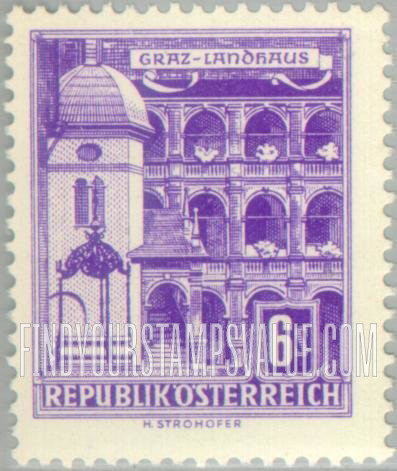 FindYourStampsValue: County seat, Graz