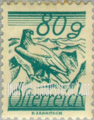 FindYourStampsValue: Republic: White-Shouldered Eagle