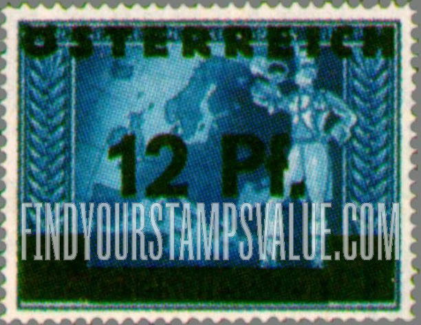 FindYourStampsValue: For Use in Vienna, Lower Austria and Burgenland: German Semi-Postal Stamp