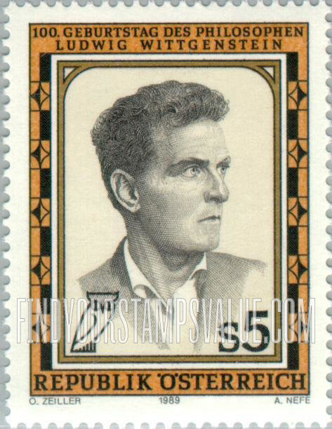 FindYourStampsValue: Ludwig Wittgenstein (1889-1951), Philosopher