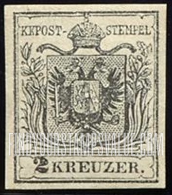FindYourStampsValue: Austrian Monarchy (including Hungary): Coat of Arms