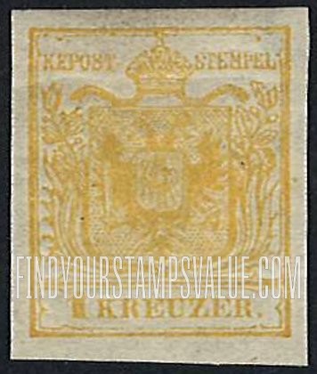 FindYourStampsValue: Austrian Monarchy (including Hungary): Coat of Arms