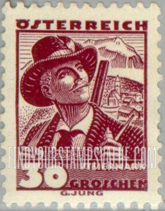 FindYourStampsValue: Republic, Costumes of various districts: Styria