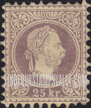 FindYourStampsValue: Austro-Hungarian Monarchy: Franz Josef