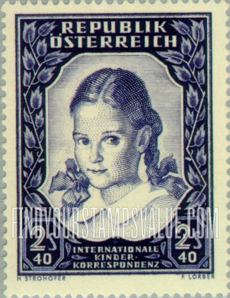 FindYourStampsValue: School Girl