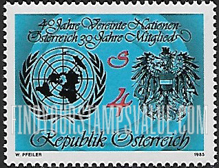 FindYourStampsValue: UN, 40th Anniversary