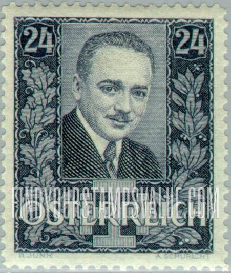FindYourStampsValue: Dollfuss Mourning: Engelbert Dollfuss