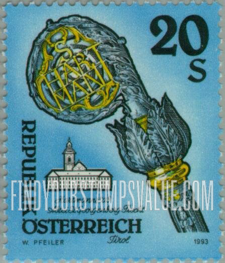 FindYourStampsValue: Monastery of Admont: Crosier, Fiecht Monastery