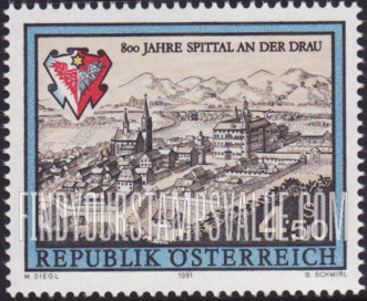 FindYourStampsValue: Spittal an der Drau, 800th Anniversary