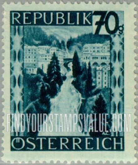 FindYourStampsValue: Waterfall of Bad-Gastein, Salzburg