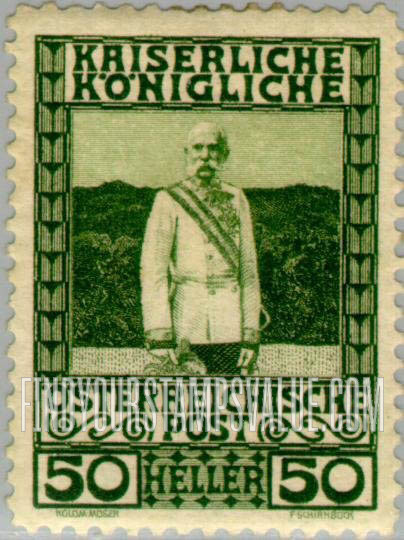 FindYourStampsValue: For Austria only: Franz Josef