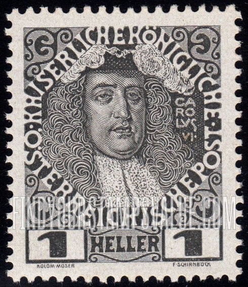 FindYourStampsValue: For Austria only: Karl VI