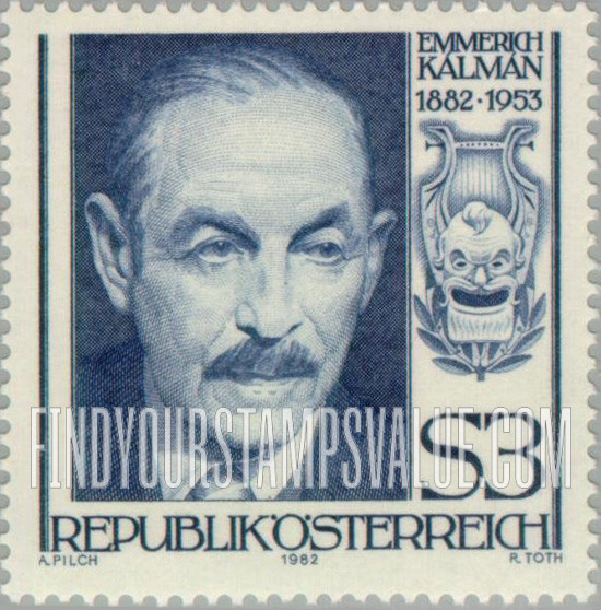 FindYourStampsValue: Emmerich Kalman (1882-1953), Composer