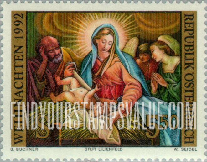 FindYourStampsValue: Birth of Christ, by Johann Georg Schmidt