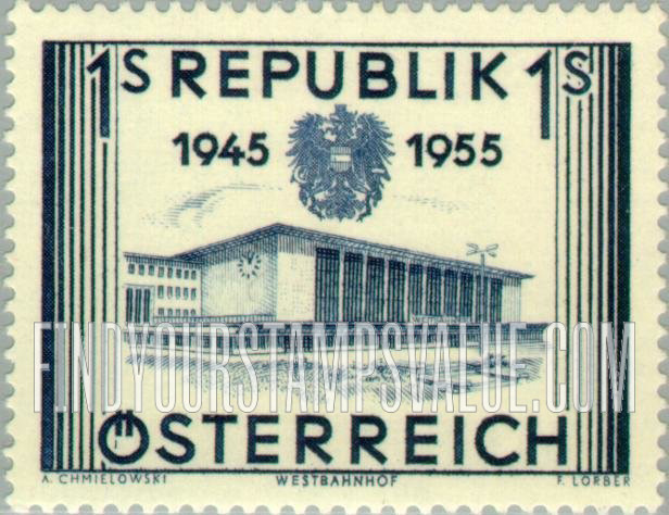 FindYourStampsValue: Western railroad station, Vienna