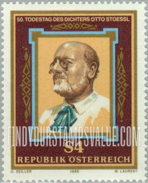 FindYourStampsValue: Otto Stoessl (d. 1936), Writer
