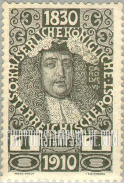 FindYourStampsValue: For Austria only, Birthday Jubilee: Karl VI