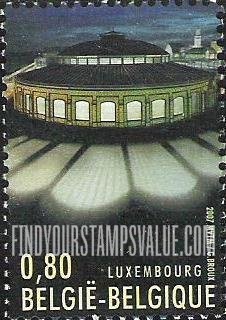 FindYourStampsValue: Rotunda of Luxembourg Train Station, Luxembourg